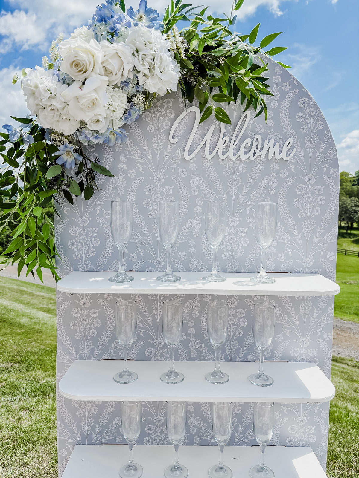 Champagne Wall Rental (Customized)
