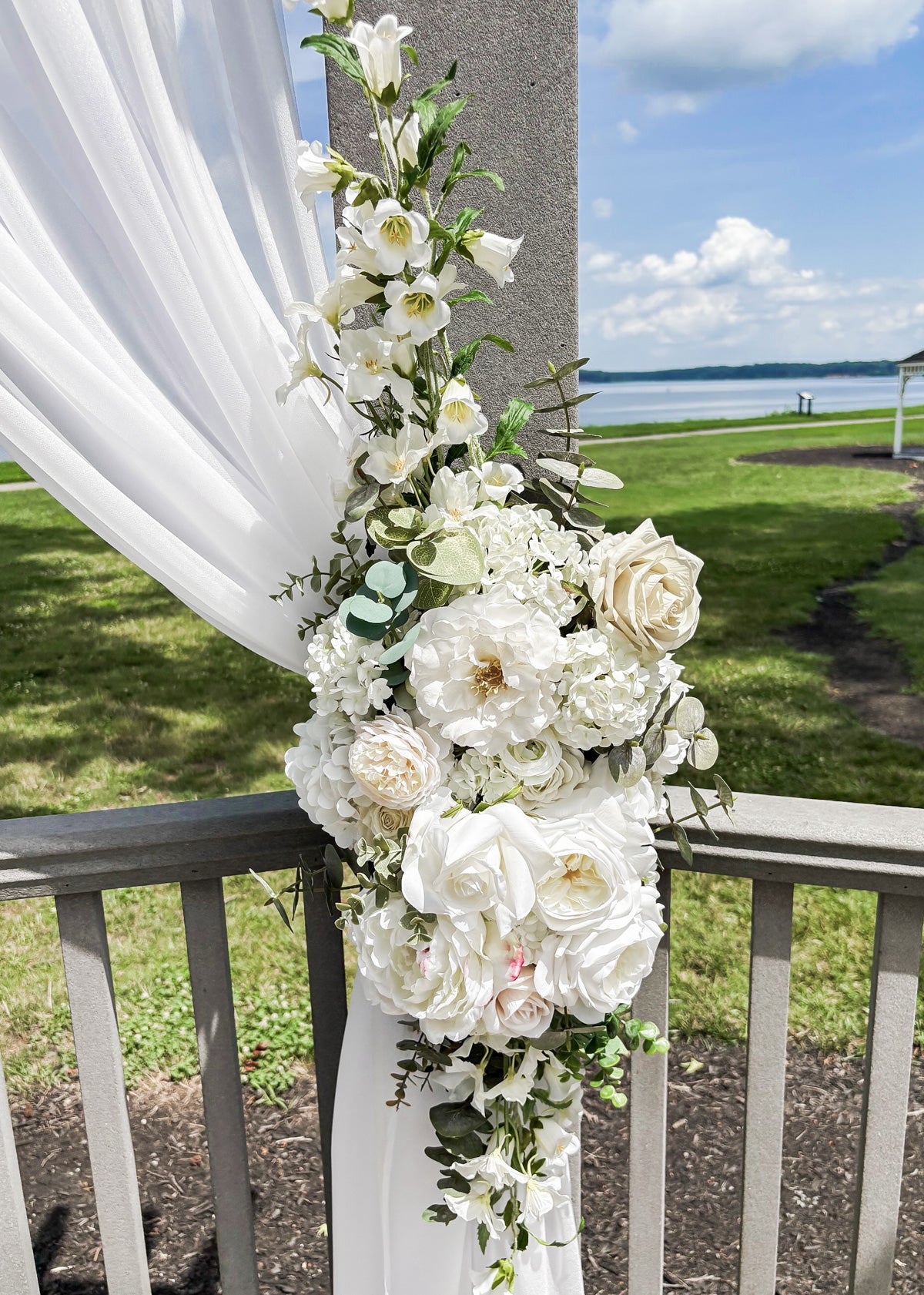 Custom On-Site Pergola Draping Package (Simple)