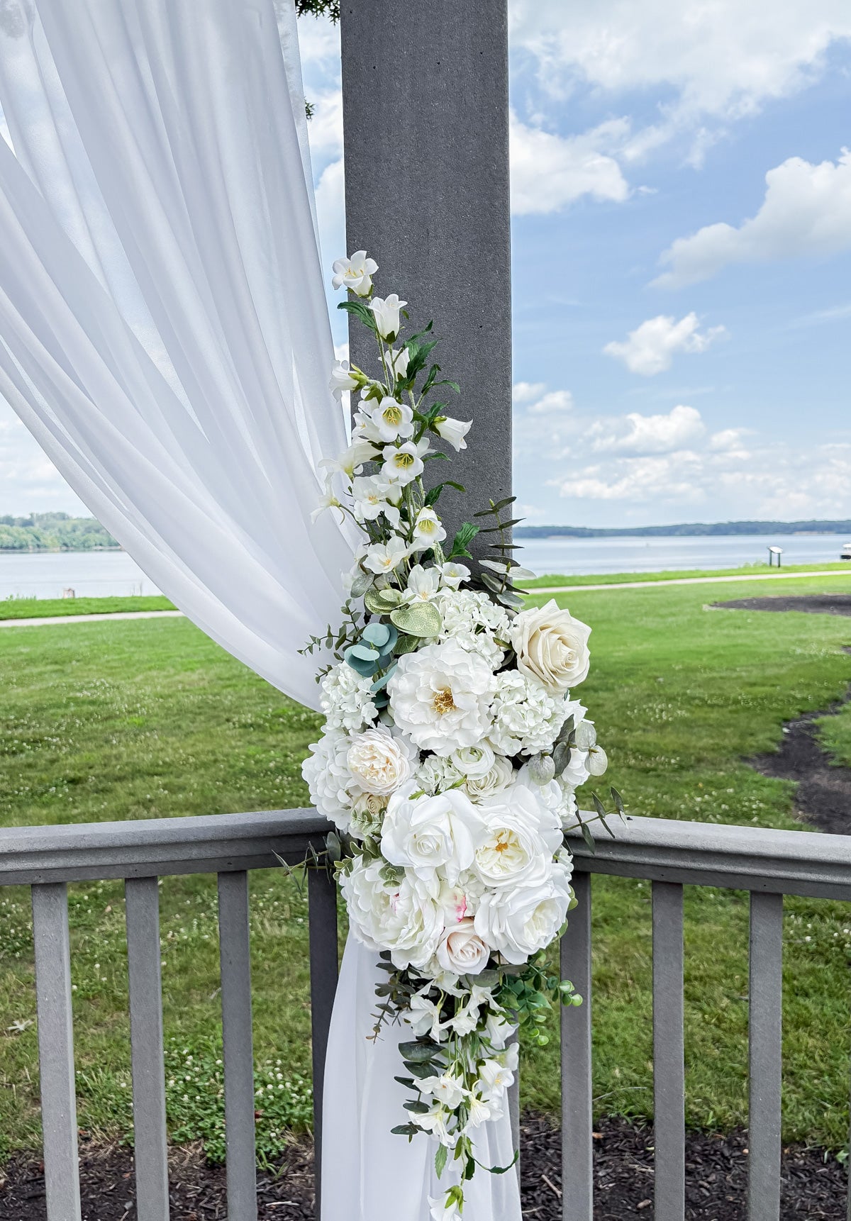 Custom On-Site Pergola Draping Package (Simple)