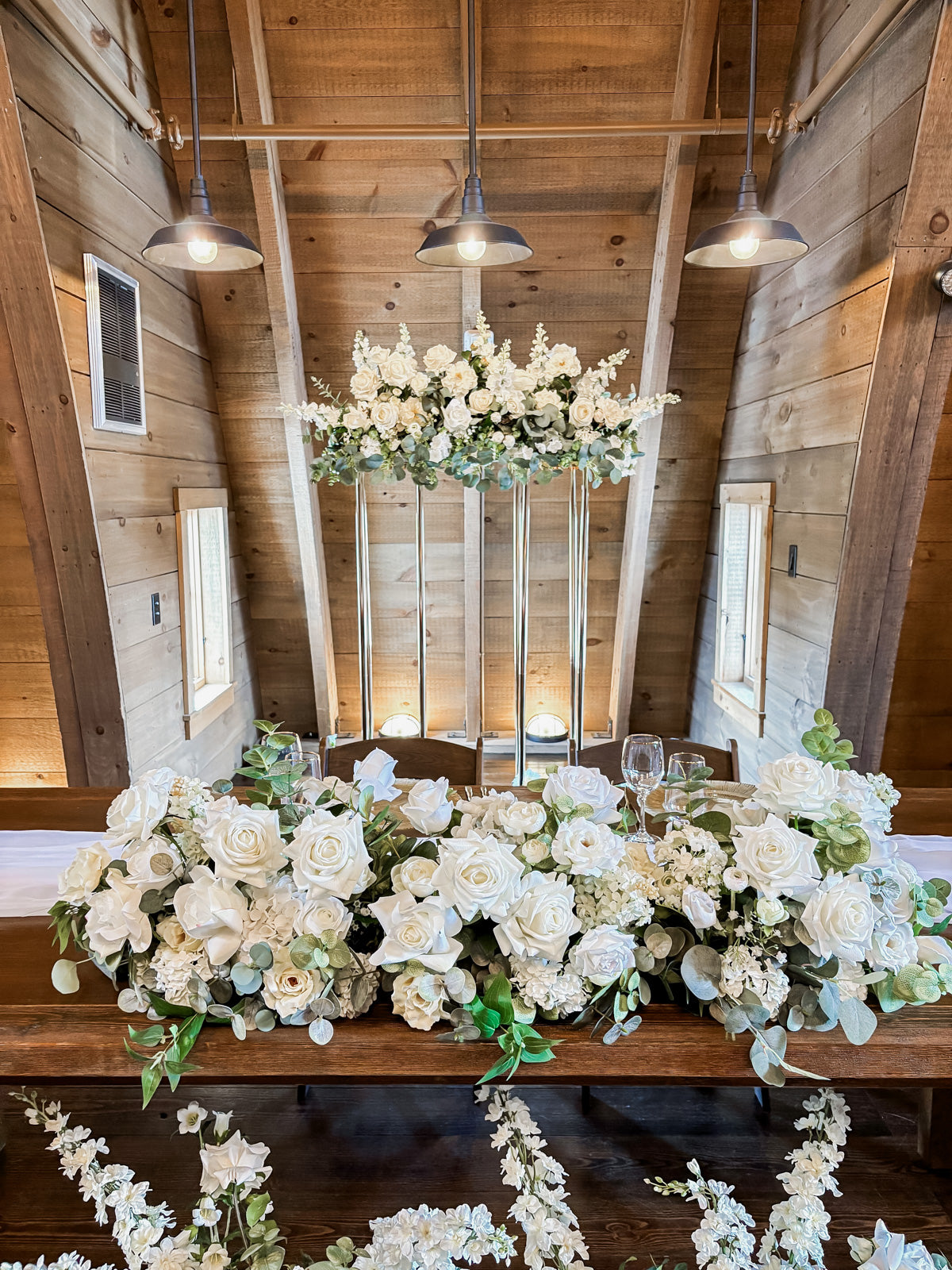 Ivory Garden Head Table Package