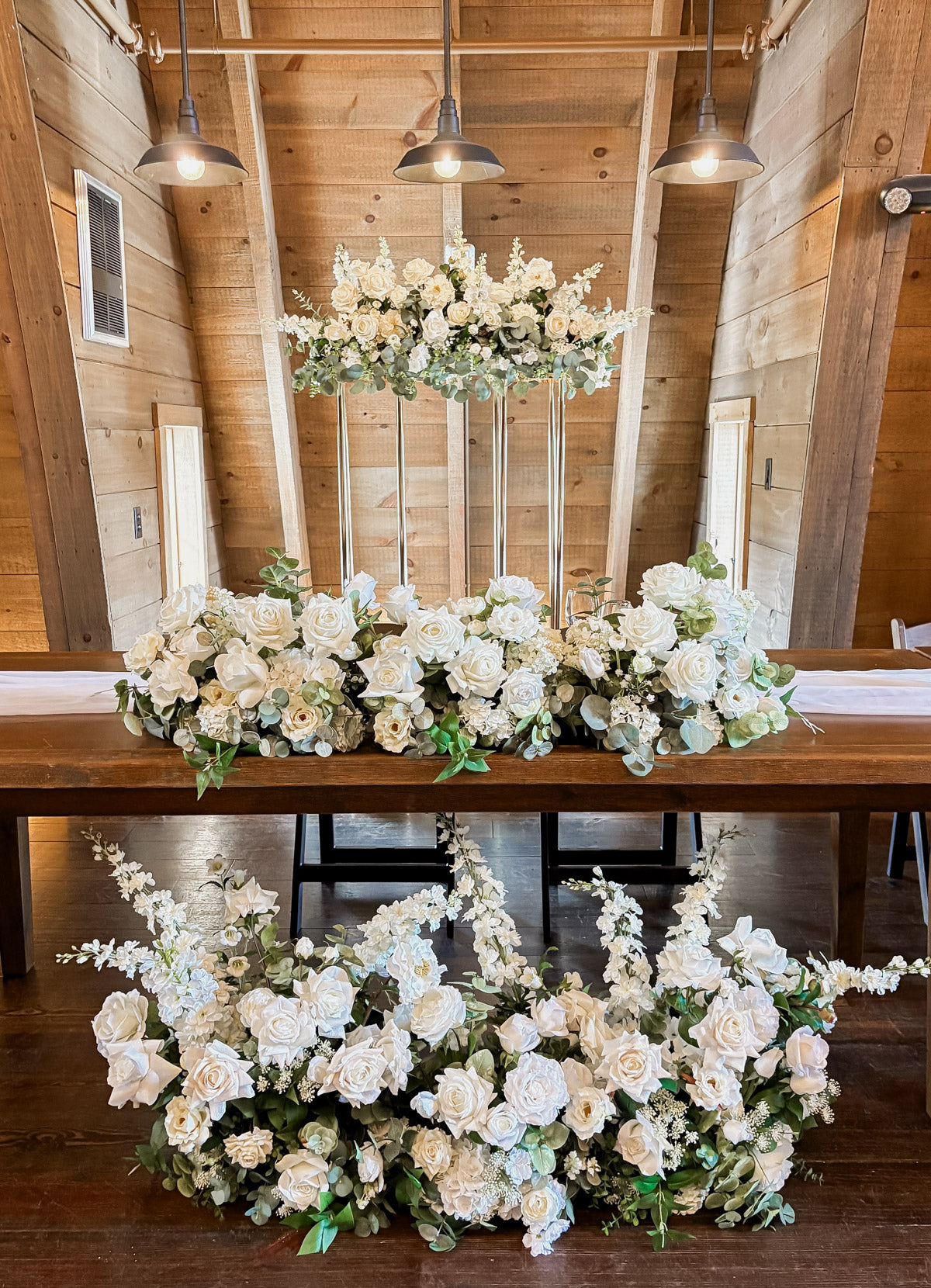 Ivory Garden Head Table Package