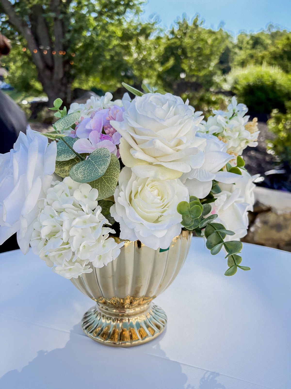Gold Compote Cocktail Mini Centerpieces