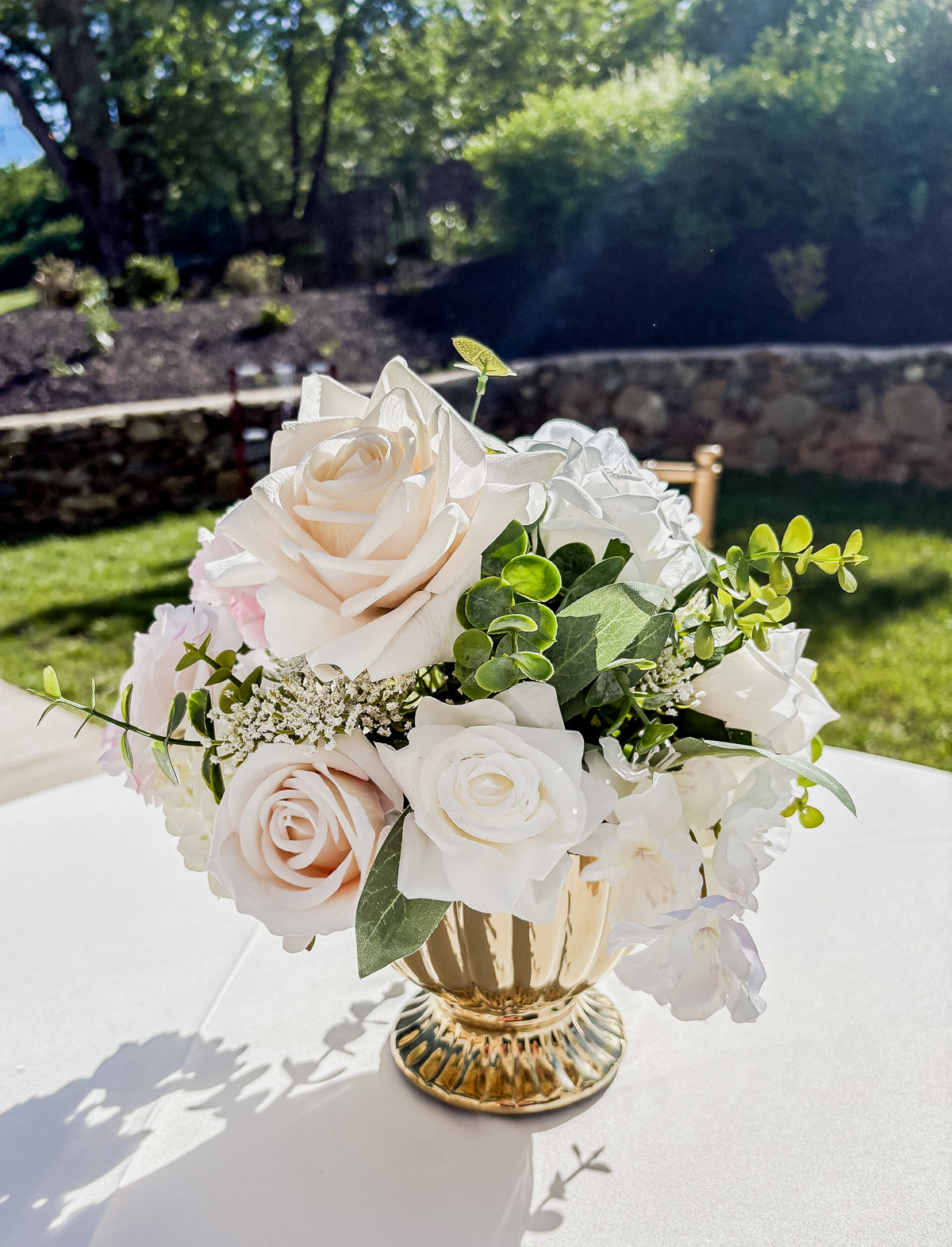 Gold Compote Cocktail Mini Centerpieces