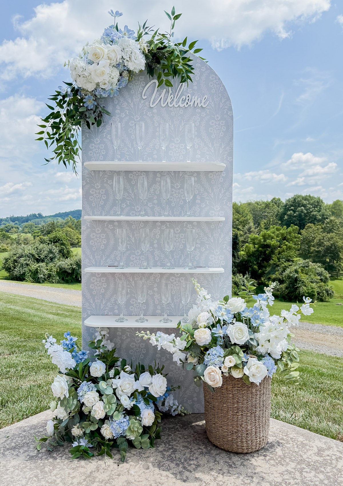 Champagne Wall Rental (Customized)