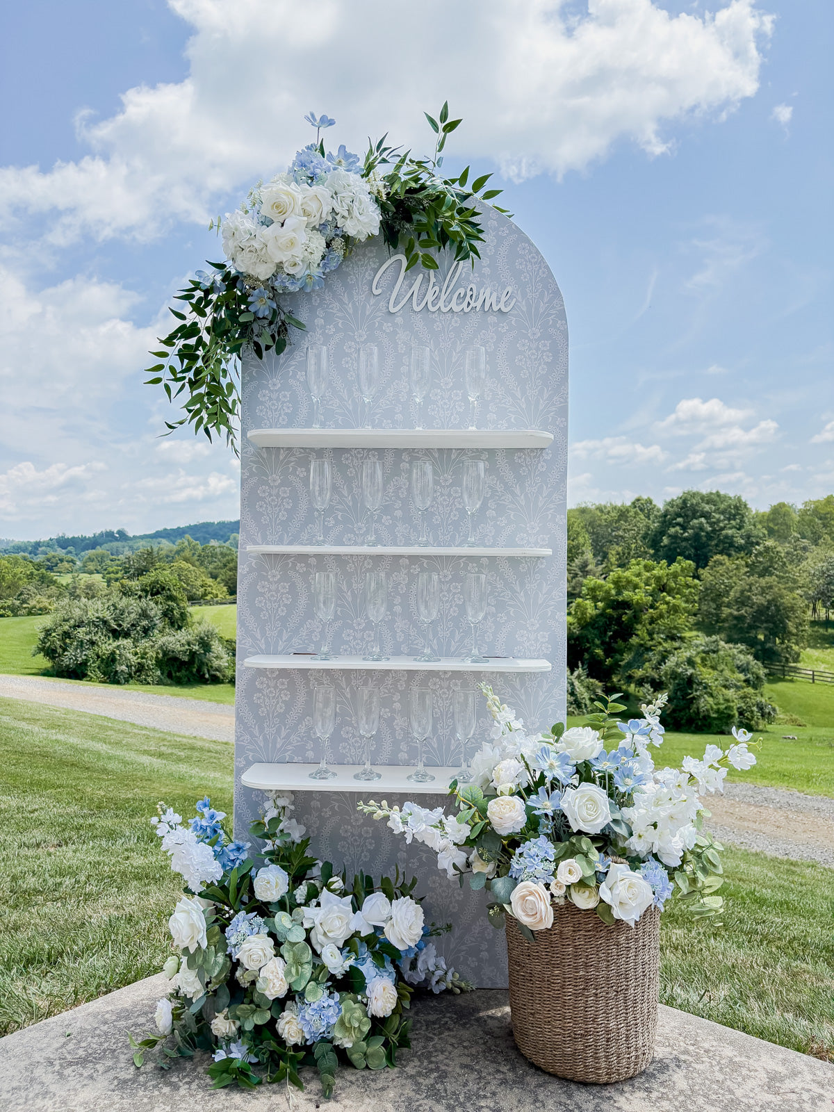 Champagne Wall Rental (Customized)