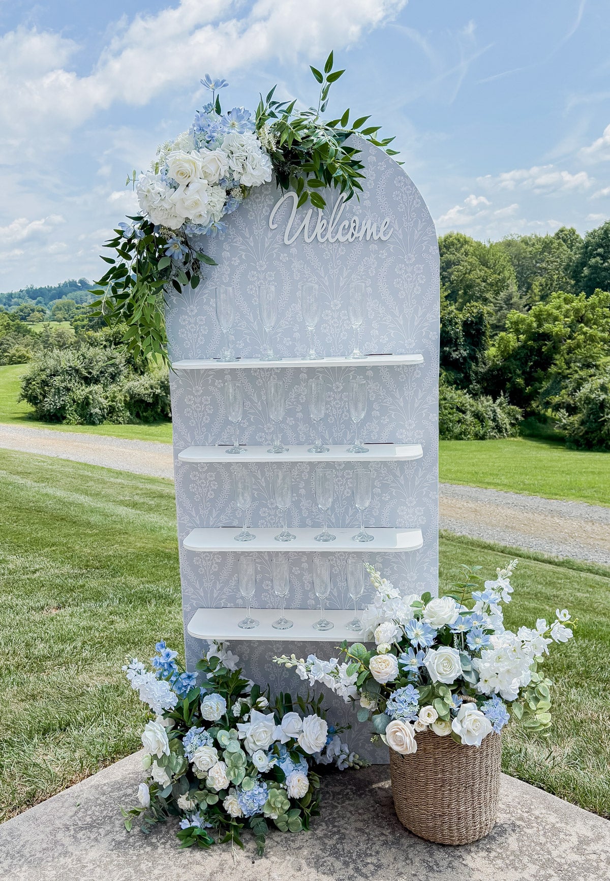 Champagne Wall Rental (Customized)