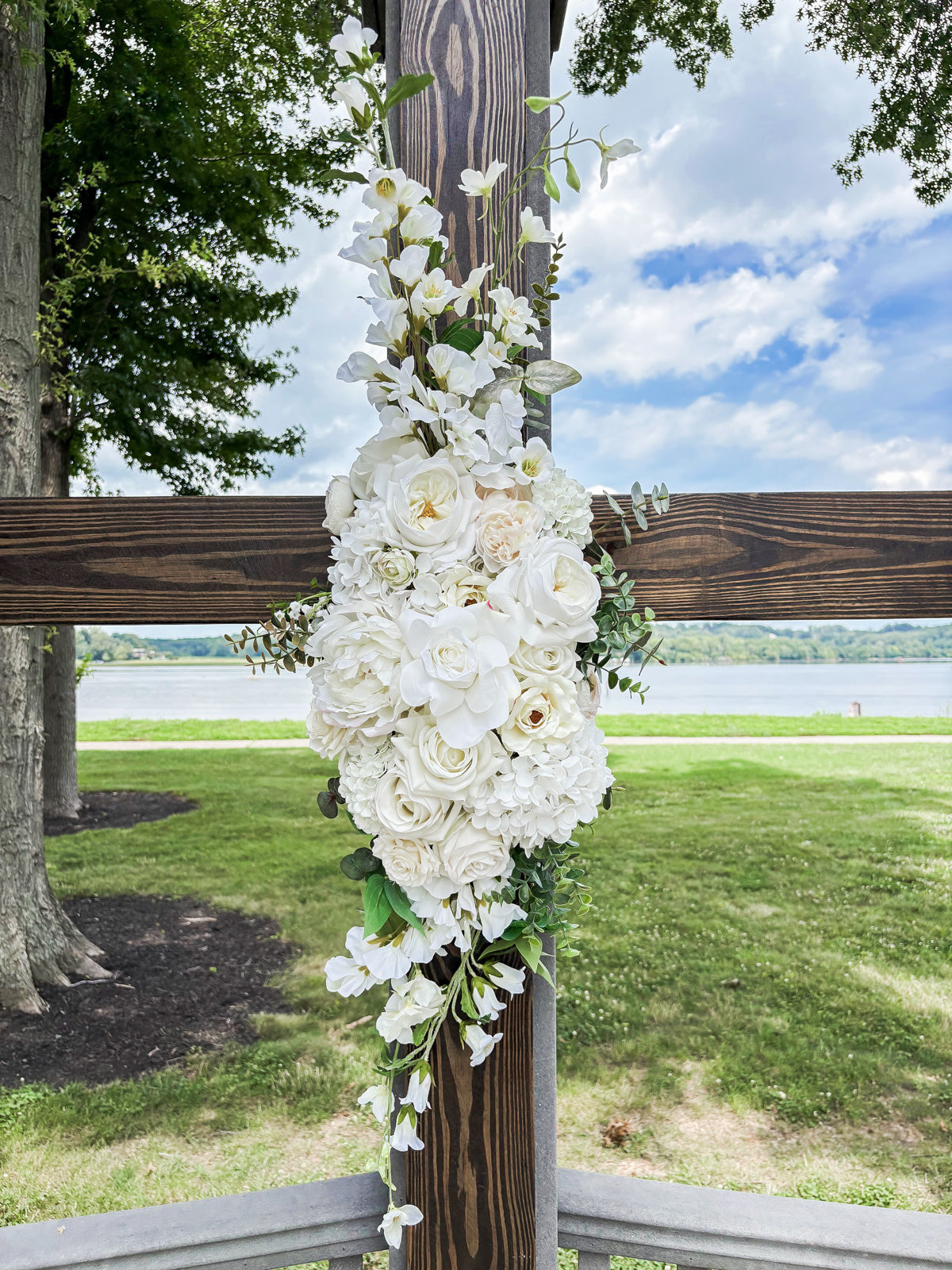 Custom On-Site Pergola Draping Package (Simple)
