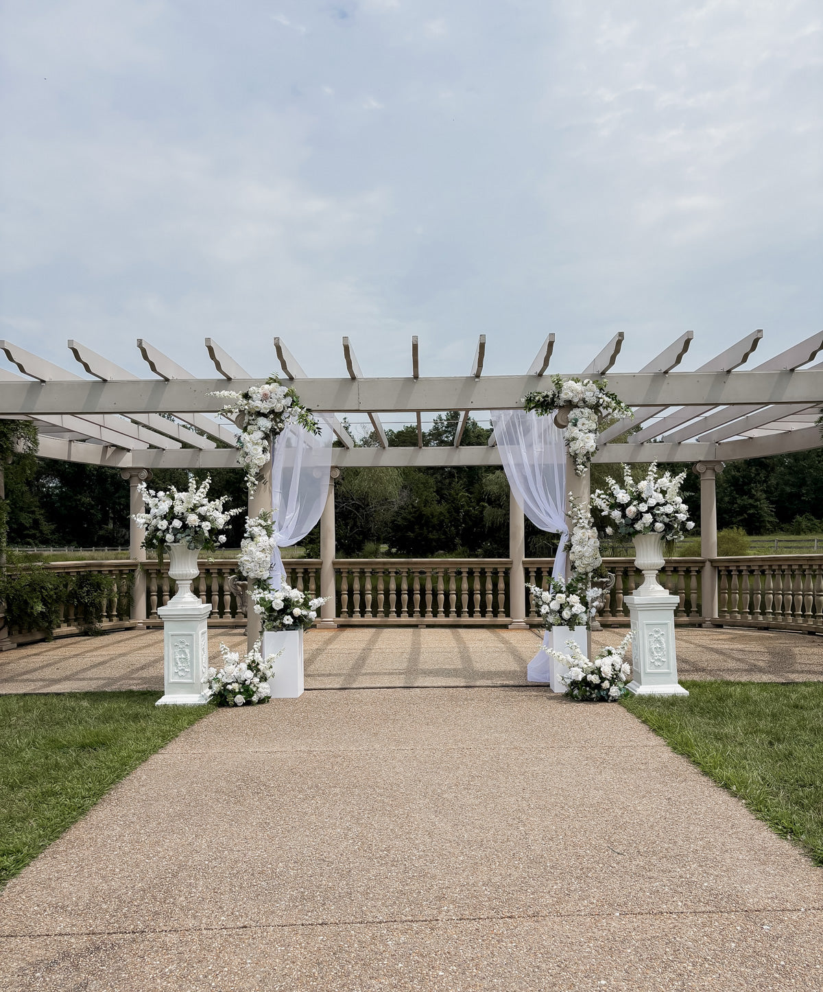 Custom On-Site Ceremony Decor Package w/ Draping (Full)