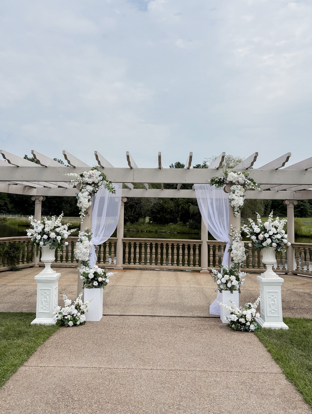 Custom On-Site Ceremony Decor Package w/ Draping (Full)