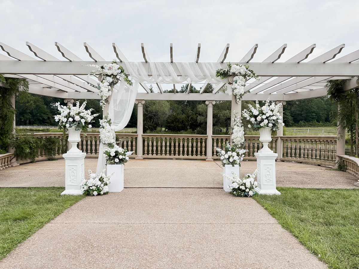Custom On-Site Ceremony Decor Package w/ Draping (Full)