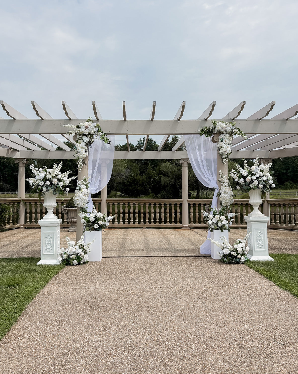 Custom On-Site Ceremony Decor Package w/ Draping (Full)