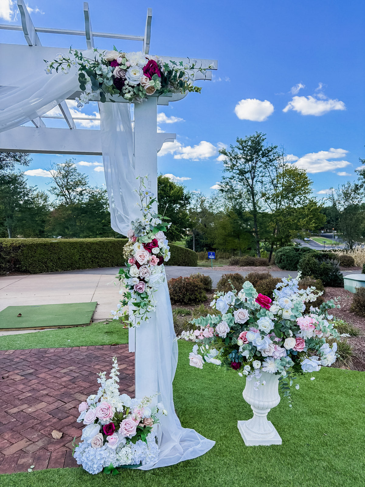 Rose Garden Large Statement Urns.