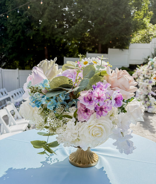 Wildfloral Compote Centerpiece